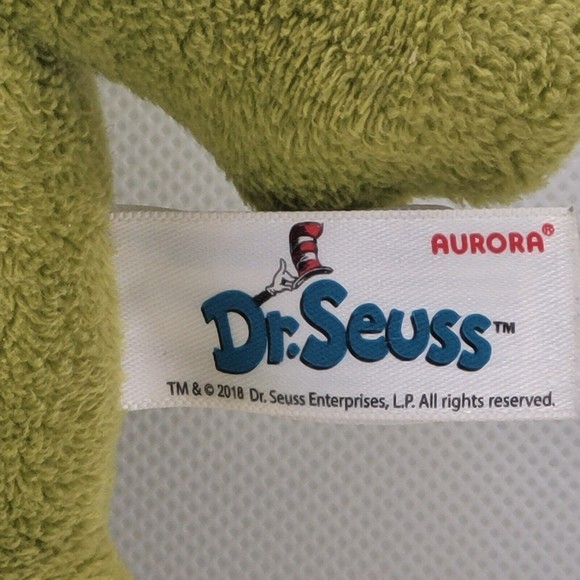 Lot Of 2 Aurora Dr Seuss Baby Grinch Stuffed Toy Plush The Grinch Who Stole... - Picture 3 of 4